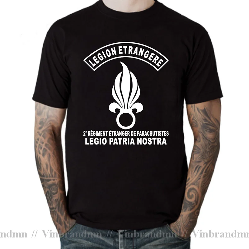 French Foreign Legion - Légion étrangère Men T-Shirt France Military Army Short Sleeve Casual Premium Cotton O-Neck Mens T Shirt