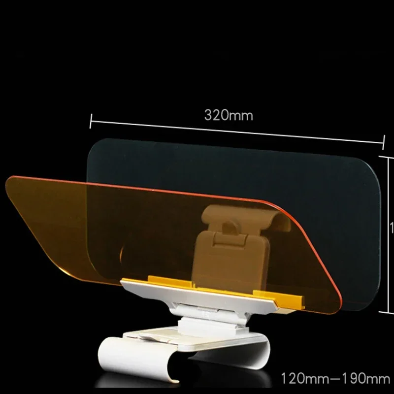 Sunshade Rotatable Clear Driving Mirror 2 In 1 Car Sun Visor Goggle Car Day and Night Anti-UV Anti-dazzle Sun Block Anti-Dazzle