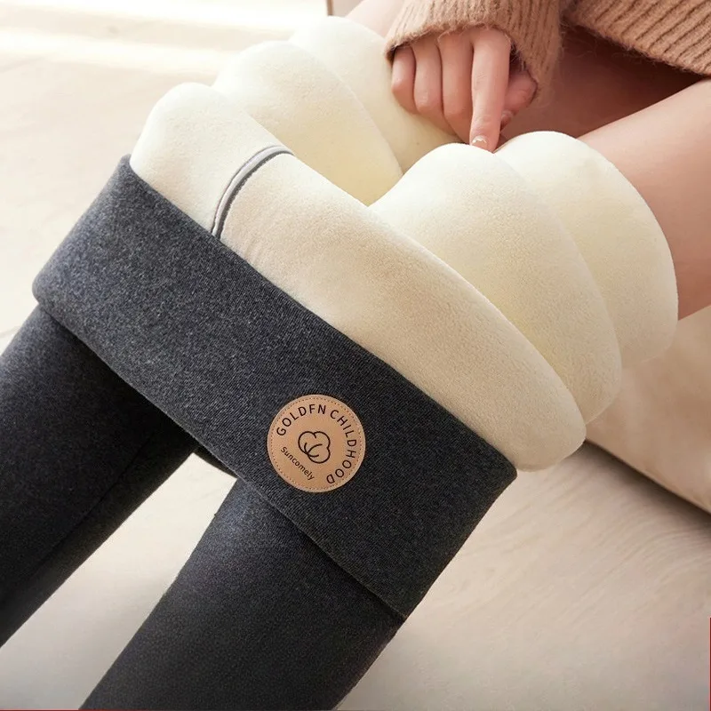 

Утепленные флисовые леггинсы для женщин, зимние 800 г, бархатные колготки, термобелье, длинные кальсоны, большие размеры, женские теплые брюки, брюки