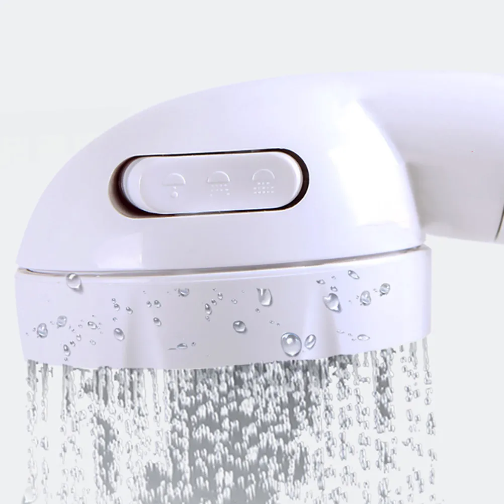 Hand Shower Rain Head Held Showerhead Bathroom Luxurious Wash Adjustable Settings Comfortable Handle Flow-limiting Valve Shower