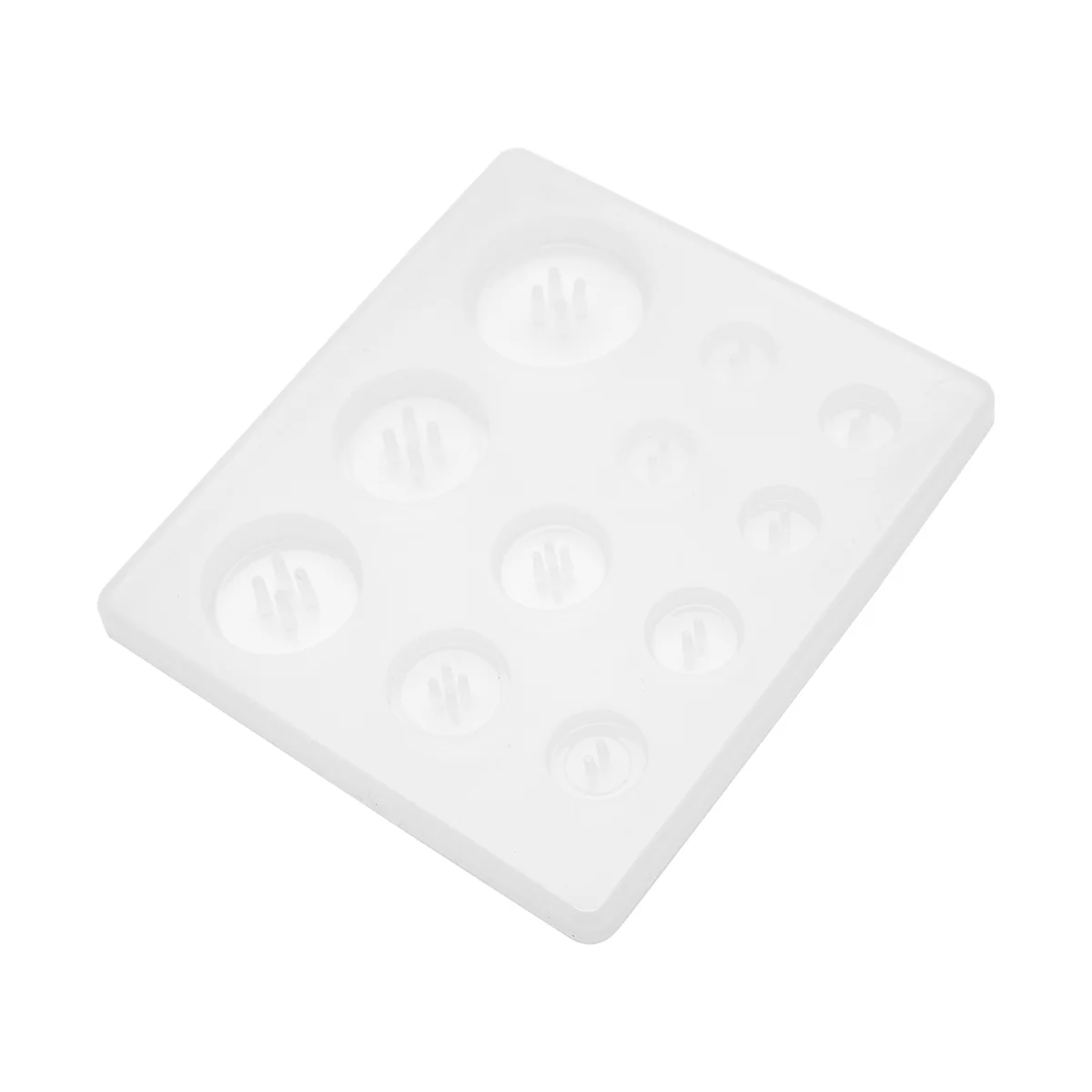 Качество! Силиконовая форма «сделай сам», пуговица из смолы, форма ручной работы из смолы с отверстием, кулон, глина, эпоксидная подвеска для брелков, принадлежности