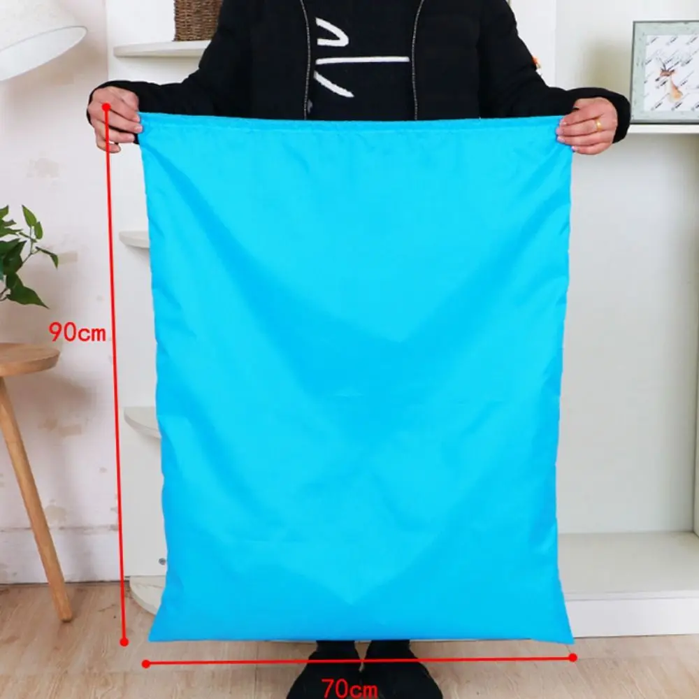 Portable Waterproof Drawstring Sack Oxford Cloth Large Capacity Clothes Storage Bag Reusable Super Large Laundry Bags