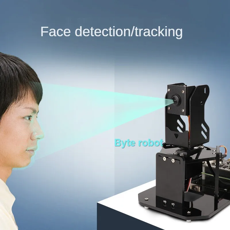 2 Dof Roterende Gimbal Camera Vision Intelligent Ai Python Gezichtsherkenningsplatform Voor Raspberry Pi 4b Robot Programmabe Kit