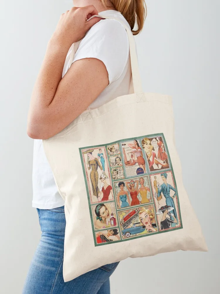 

The 50s Tote Bag Canvas bag hand bag ladies shopper women Reusable bags