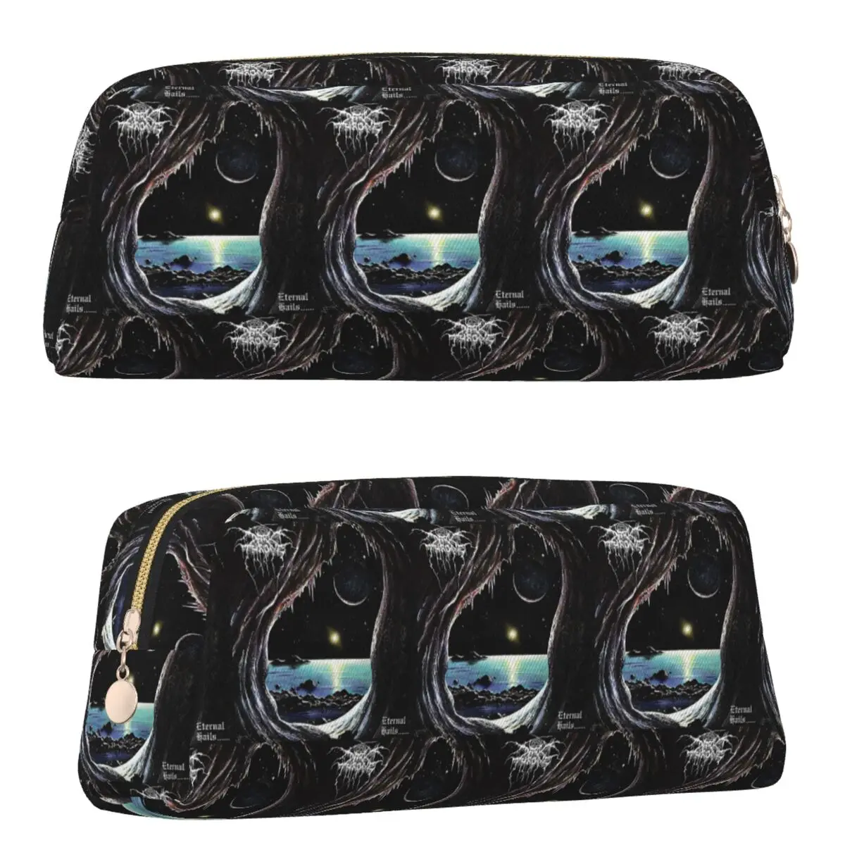 Darkthrones Transilvanians Hunger Norwegian Metal Band Pencil Cases Pen Box Pencil Bag Pencil Pouch Storage Stationery Supplies