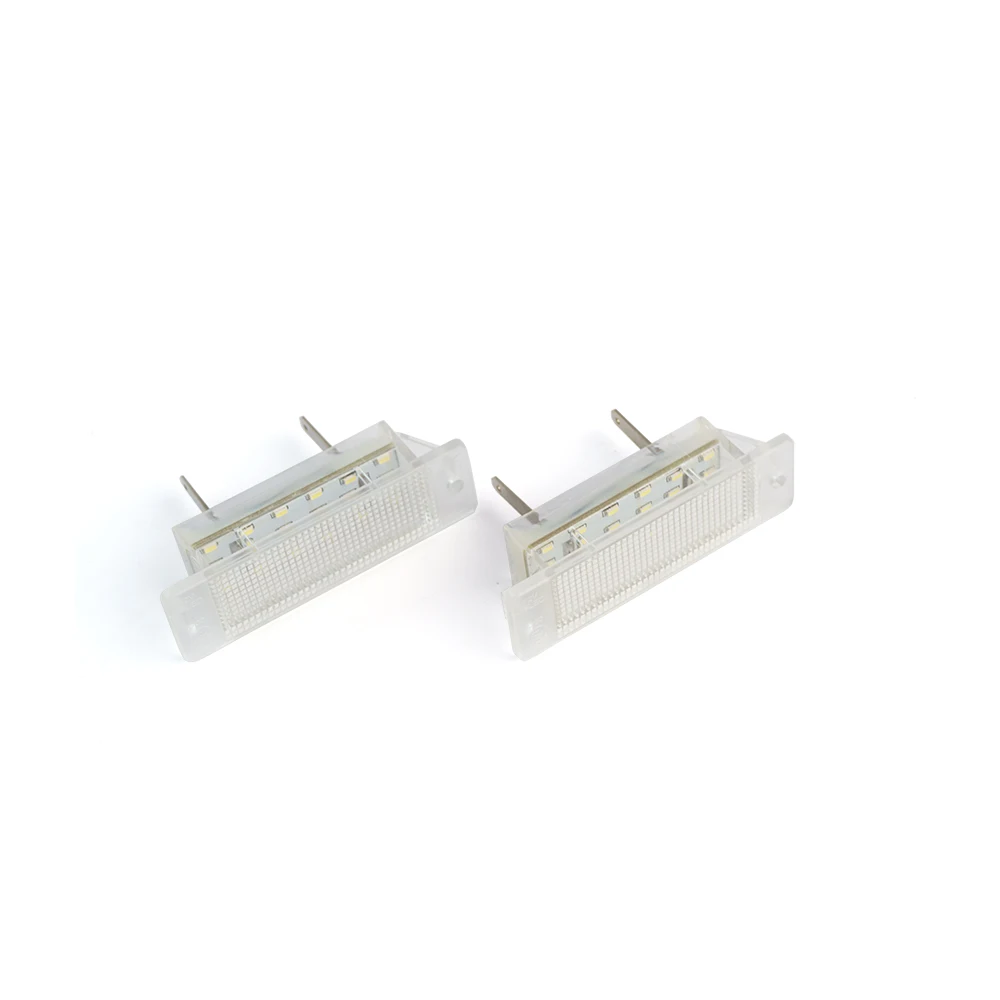 2PCS Car LED License Number Plate Lamp canbus for Opel ASTRA-F 1992-1998 For Opel CALIBRA 1989-1997 Auot Rear number Light