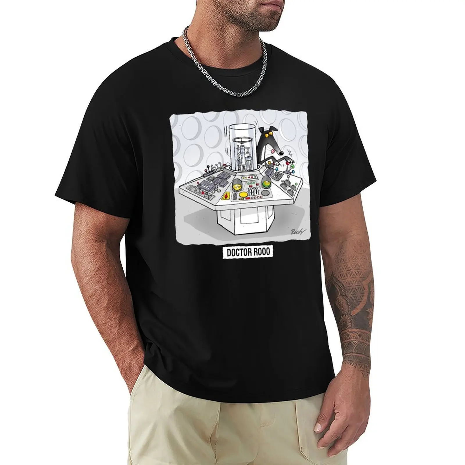Doctor Rooo T-Shirt Casual All Match Short Sleeve T-Shirt