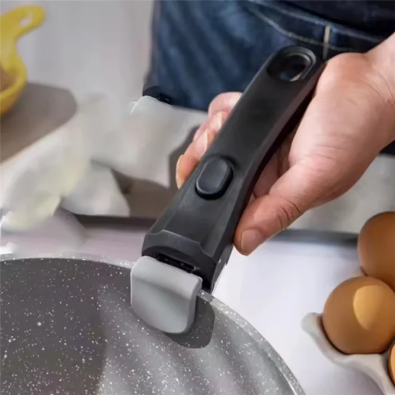 

-A90P Detachable Cookware Handle Universal Pot Handle Suitable For All Cookware Household Kitchen Gadget Camping Tool