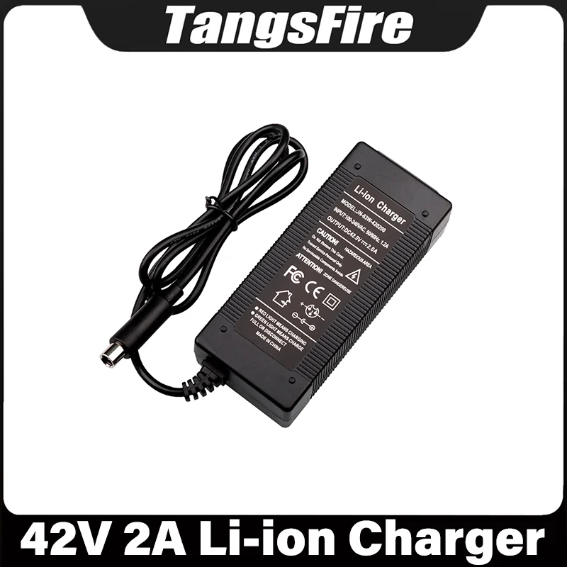 Output 42V 2A Lithium Battery Charger Input 100-240V For 10Series 36V polymer Li-ion Battery Charger EU/US/AU/UK/KR High Quality