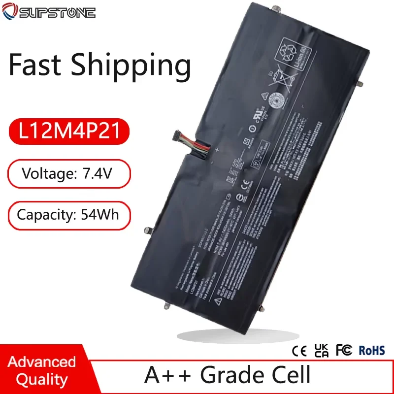 New L13S4P21 L12M4P21 Laptop Battery For Lenovo Yoga 2 Pro 13.3 13-IFI 59-382893 121500156 2ICP5/57/128-2 Y50-70AS-ISE 20266