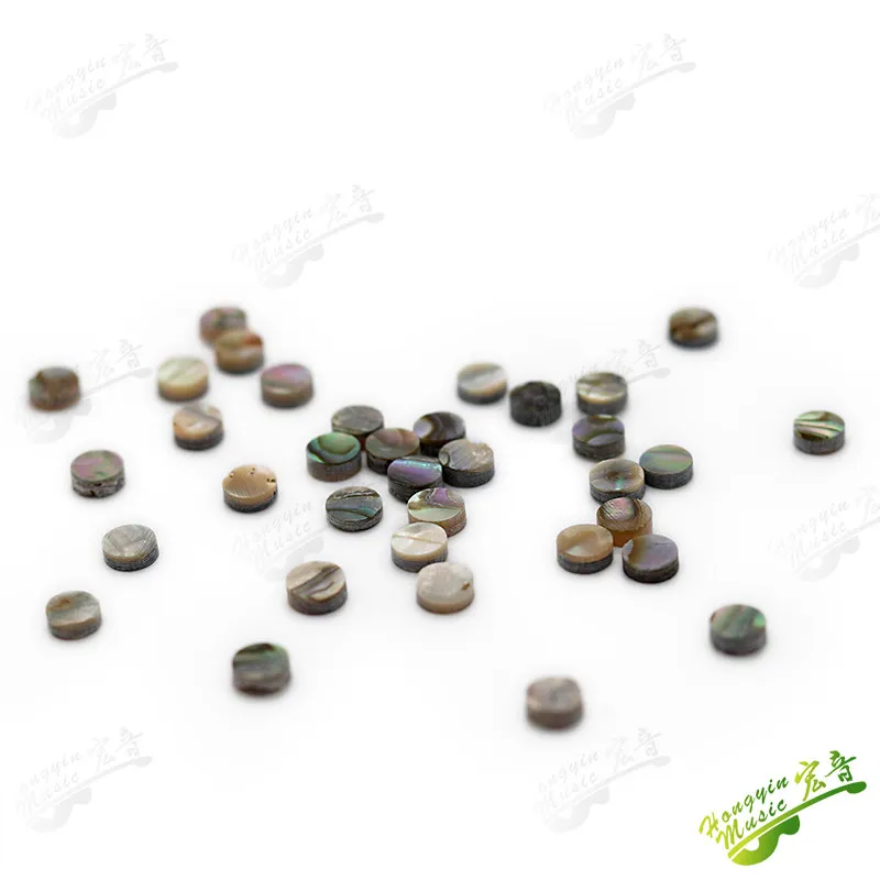 HUATOOL 10 Stück/Set Echte Farbige Abalone-Muschelklangpunkte Gitarrenzubehör Material Durchmesser 2mm/3mm/4mm/5mm/6mm – Detail 7