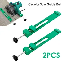 2Pcs Cutting Machine Base Guide Adjustable Circular Saw Milling Positioning Clamp Woodworking Precise Positioning Cutting Tools