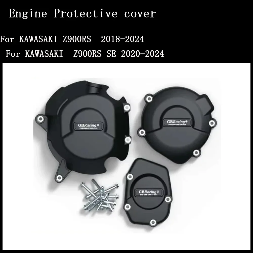 

Защита двигателя Z900RS для KAWASAKI Z900RS и Z900RS SE, крышка двигателя, защитные чехлы для мотоцикла, комплект защитных чехлов 2018-2023
