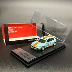 ワンモデルeg6 rocketバニー合金ダイキャスト車両、ギンフコーティング、モデルカー、1:64