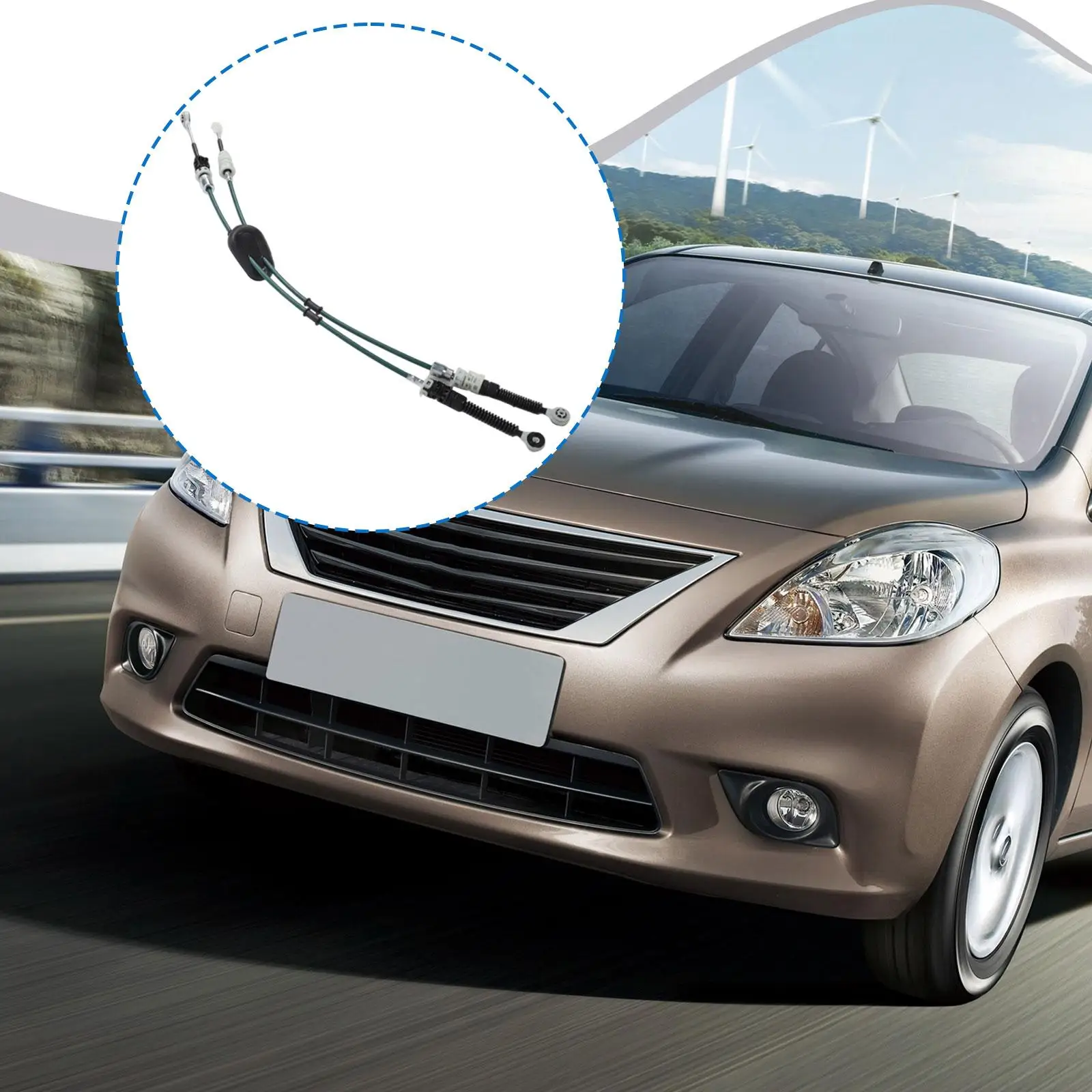 

Трос переключения передач Smooth Shift 34413-3AM0A, запасная часть, трос управления КПП в сборе для March 2012-2021 1.6L Sunny