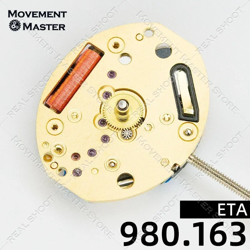 New original ETA 980.163 Watch Quartz 2 Hands Movement Watch accessories Switzerland moving quartz electronic movement 980163