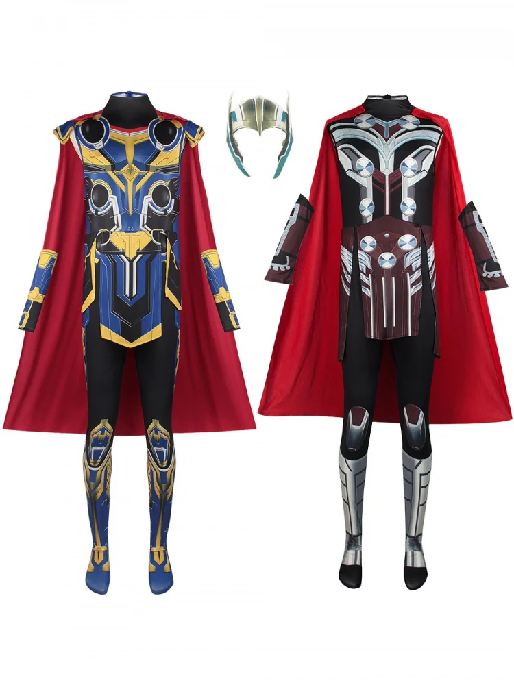

Костюм Тора на Хэллоуин, облегающий цельный комбинезон для мужчин, женщин, детей и взрослых, для выступлений на сцене, в стиле китайской традиционной одежды