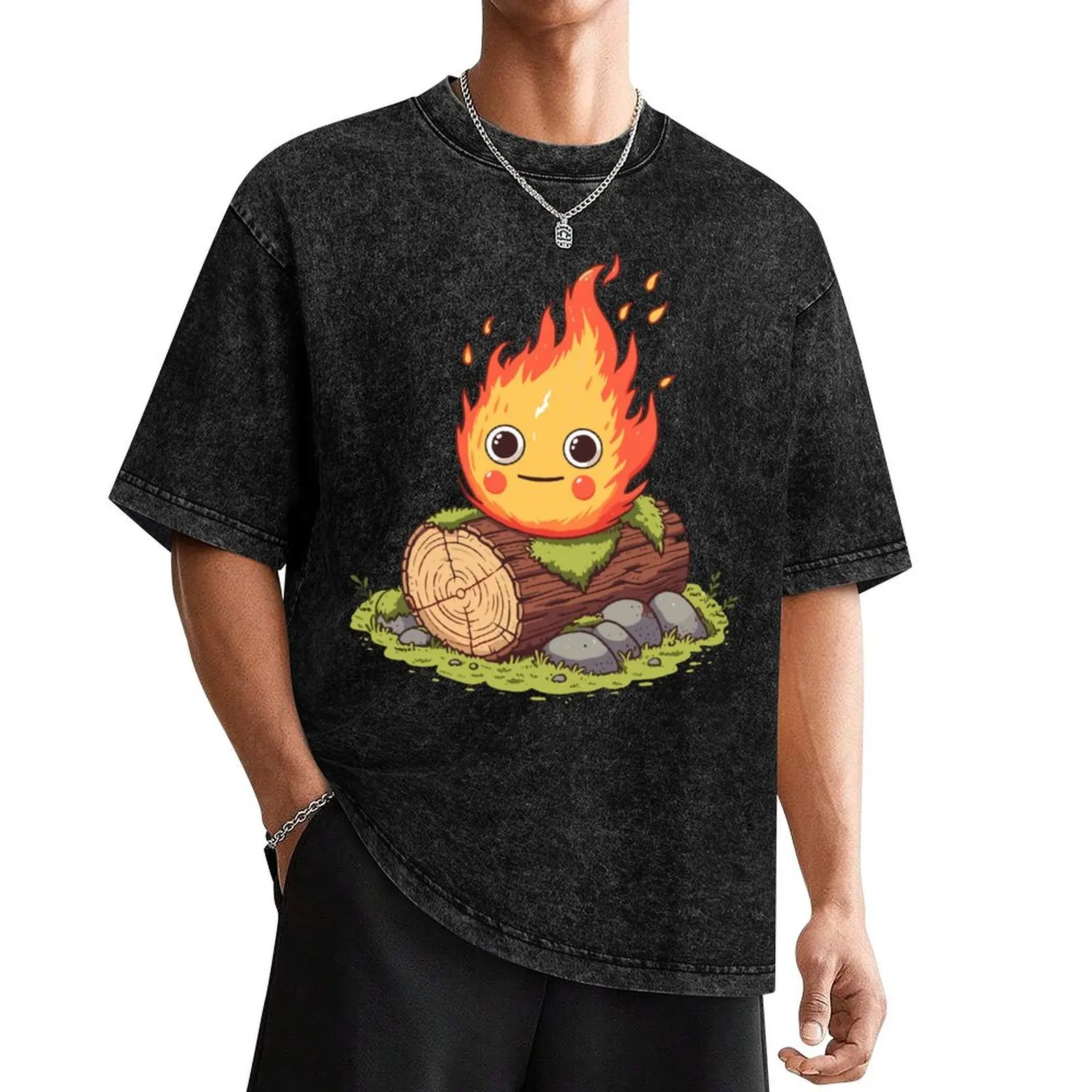 

campfire sprite T-Shirt Personalized t-shirt Short sleeve tee anime stuff basketball graphic tees shirts men