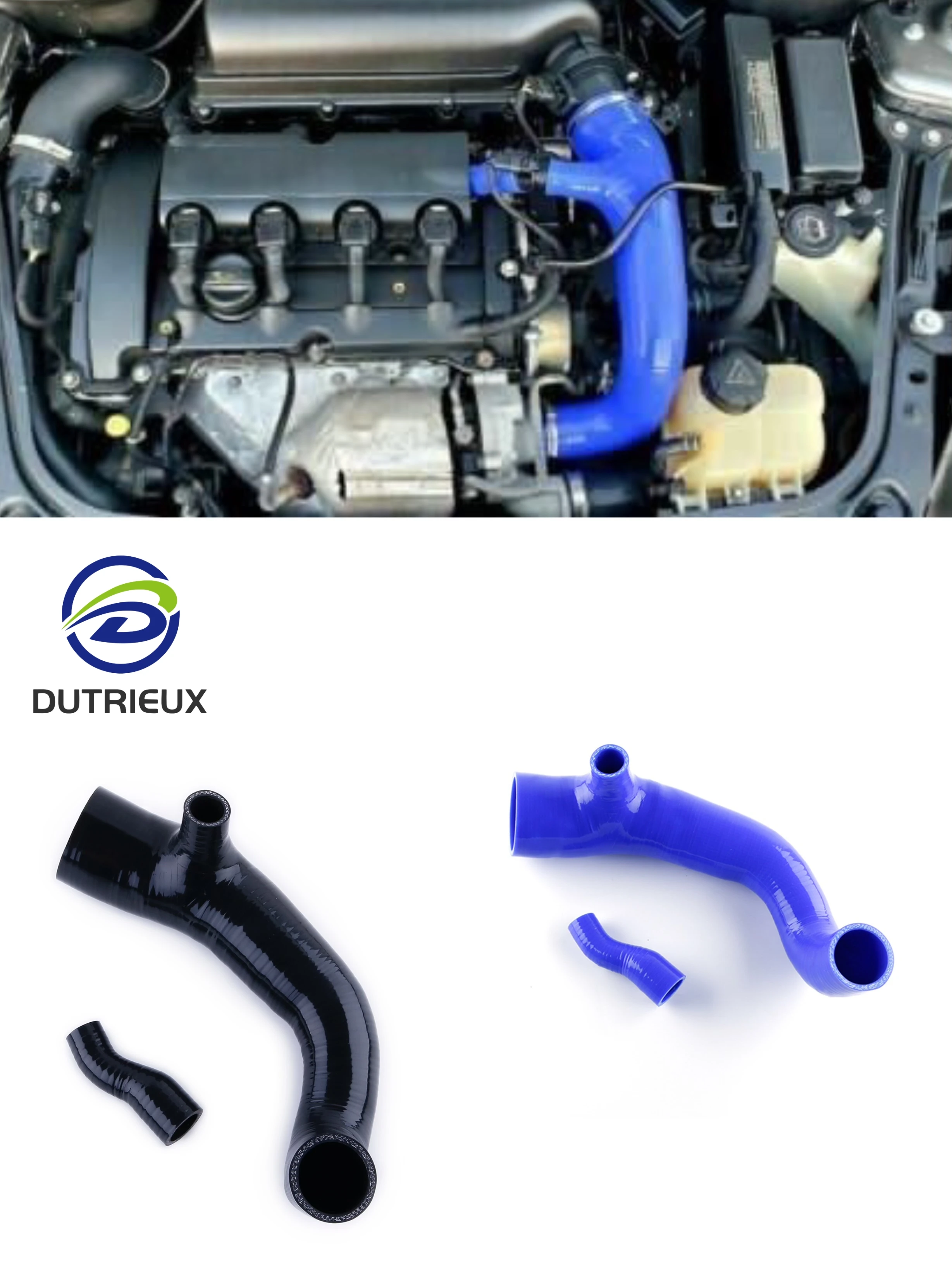 For 2007-2012 MINI COOPER S R56 R57 Air Intake Boost Silicone Inlet Hose Kit 2008 2009 2010 2011