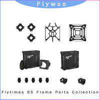 O4 Air Unit Cooling Upgrade Kit for Flytimes 85, CNC Top Plate VTX Bracket with Battery TPU Mount & Anti-Vibration Pad