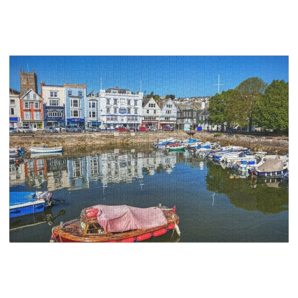 Dartmouth Harbour, Devon, UK Jigsaw Puzzle Baby Toy Personalised Name Wooden Jigsaws For Adults Puzzle