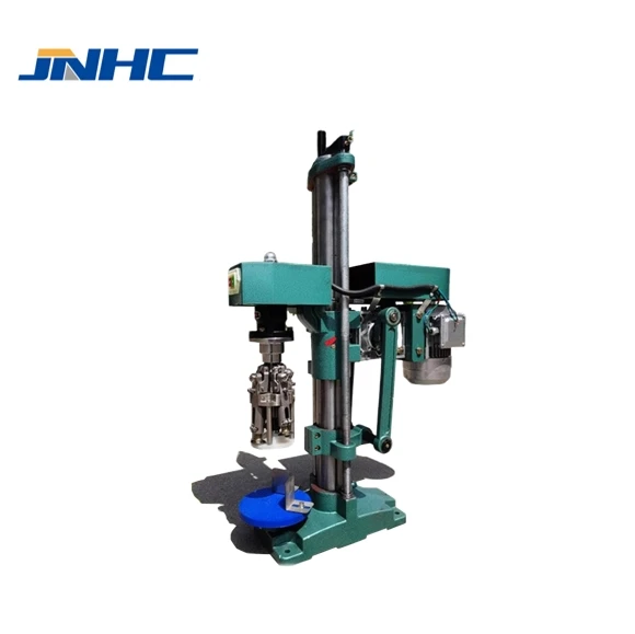 New Semi-Automatic High Productivity Cork Pressing Machine Tabletop Wine Bottle Caps Crown Champagne Forming Motor Mechanical
