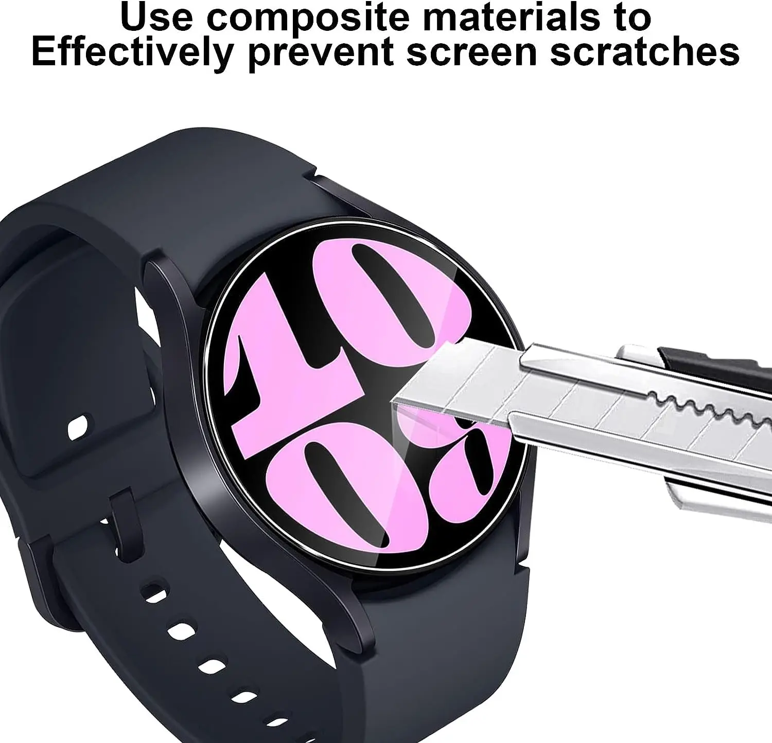 3/6Pcs Watch Protective Film For Samsung Galaxy Watch 6 40mm/44mm Anti-fall Scratch Tempered Film Smart Watch HD Screen Film