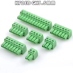 10Pcs 15EDG 3.5MM KF2EDGK 3.5 PCB Screw Terminal Block Connector PLUG PIN HEADER SOCKET 2/3/4/5/6/7/8/9/10/11/12/13/14/15/16P