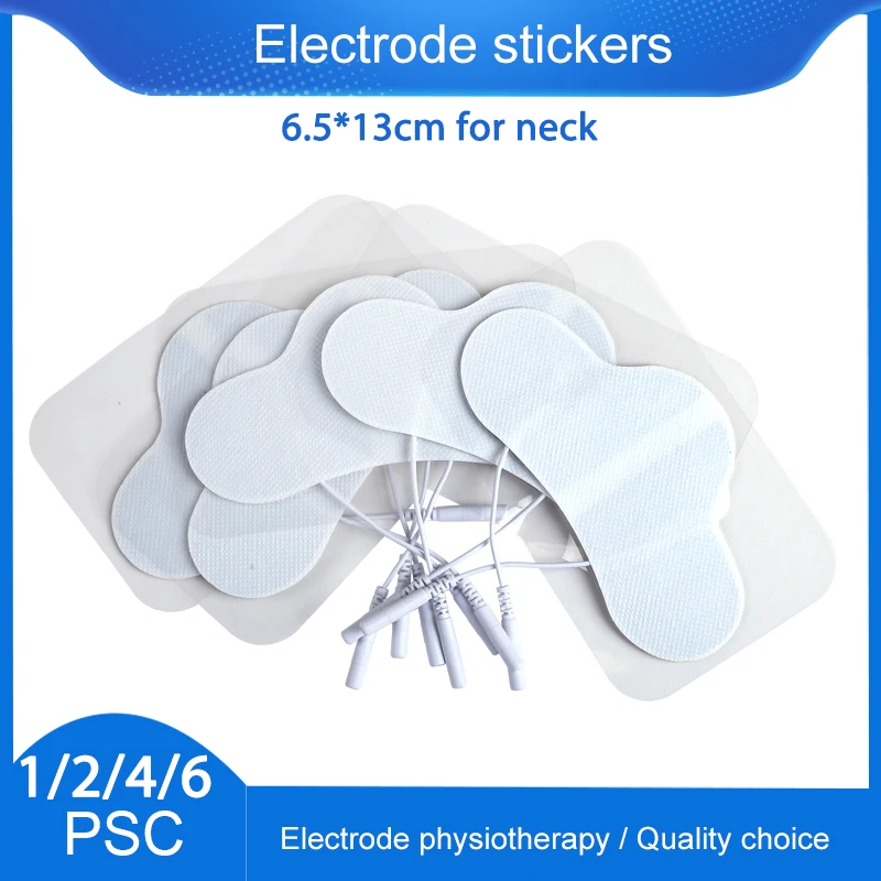 

Electrode Pads for Neck Tens Acupuncture Physiotherapy Machine Ems Relax Nerve Muscle Stimulator Silicone Gel Patch Accessories