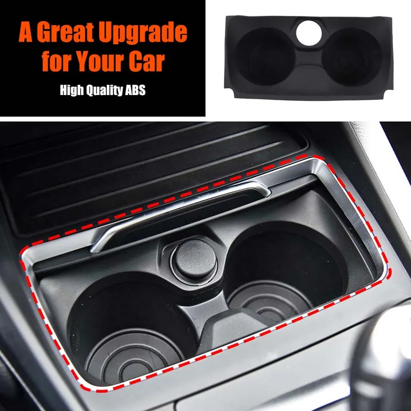 1 piece set TPE For BMW 1 2 Series F20 F21 F22 F23 F87 2018-2019 Car Central Control Water Cup Holder Protective Cover Car Part