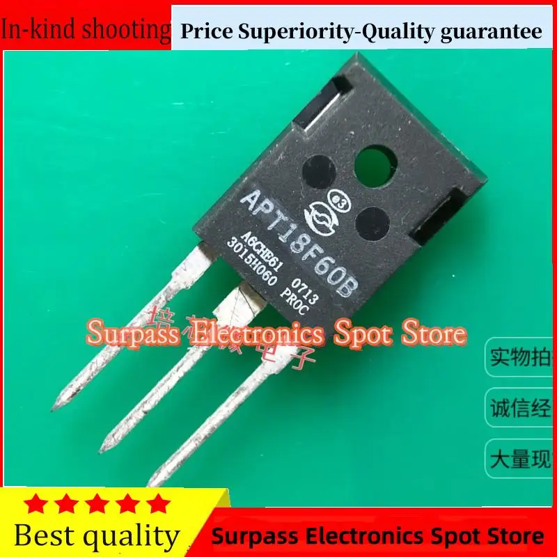 

10PCS-100PCS APT18F60B MOS N TO-247 600V 18A Price Superiority-Quality guarantee