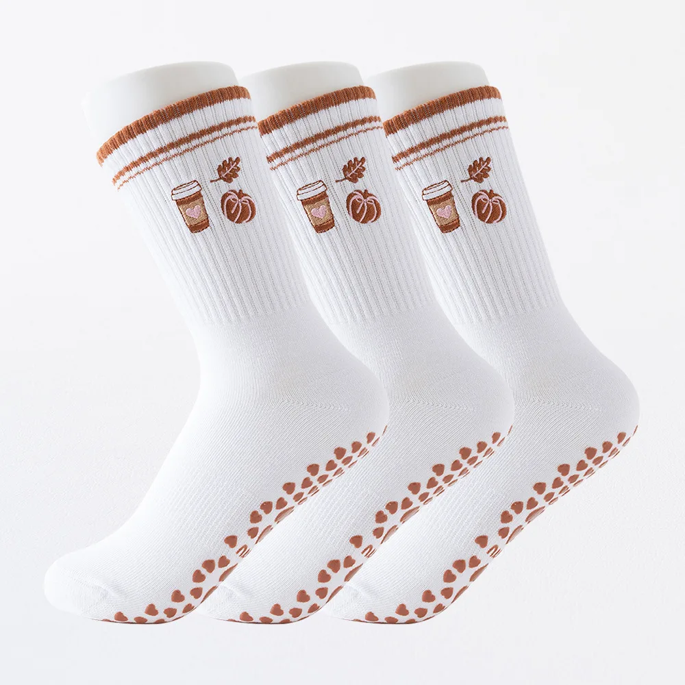 مصنع جوارب اليوغا المهنية جوارب بيلاتيس داخلي المضادة للانزلاق قصيرة أنبوب الطابق الجوارب الرياضية النساء الجوارب