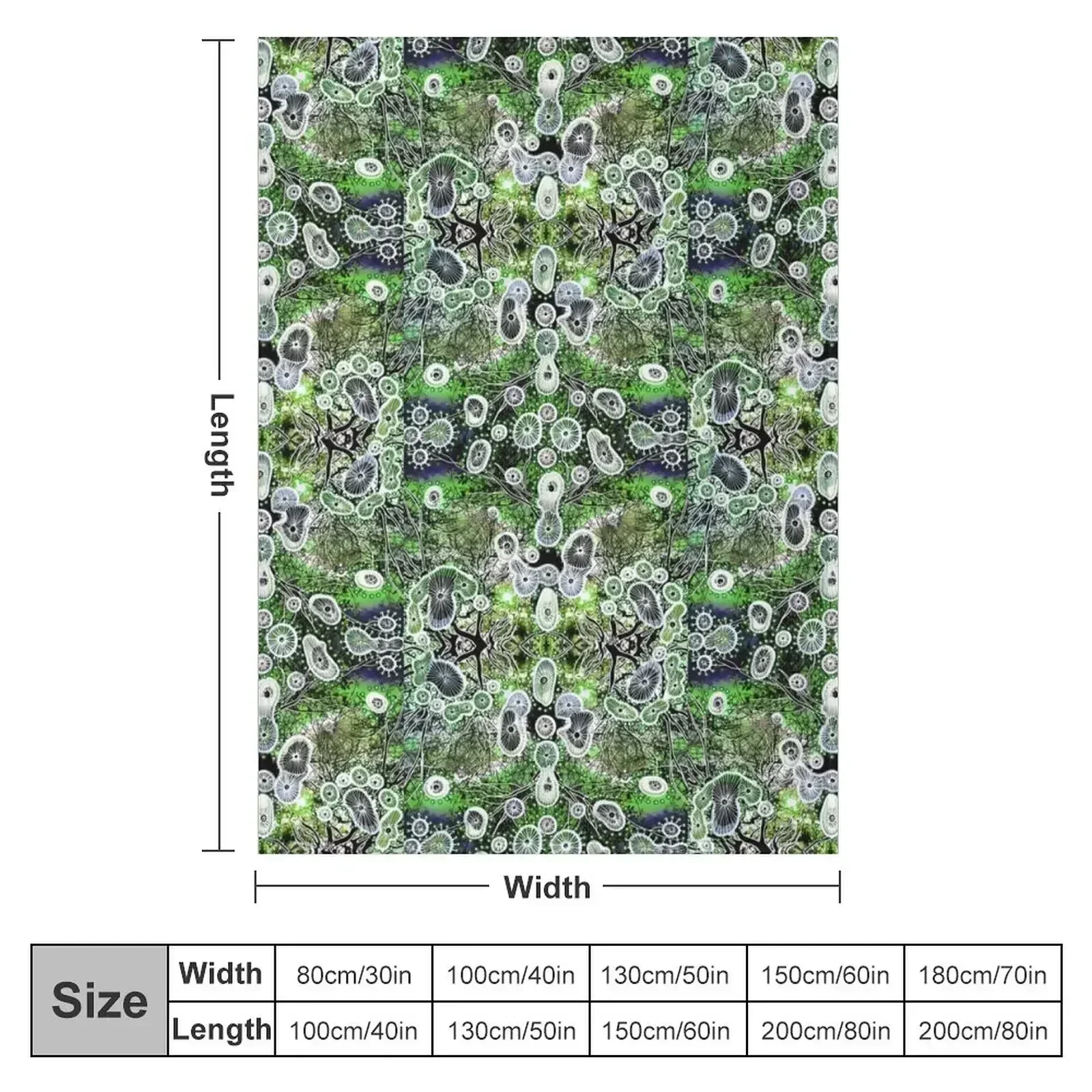 New View of a Moonlit Spring Throw Blanket Decorative Sofas For Baby Bed Fashionable Plaid Plush Nap Blankets