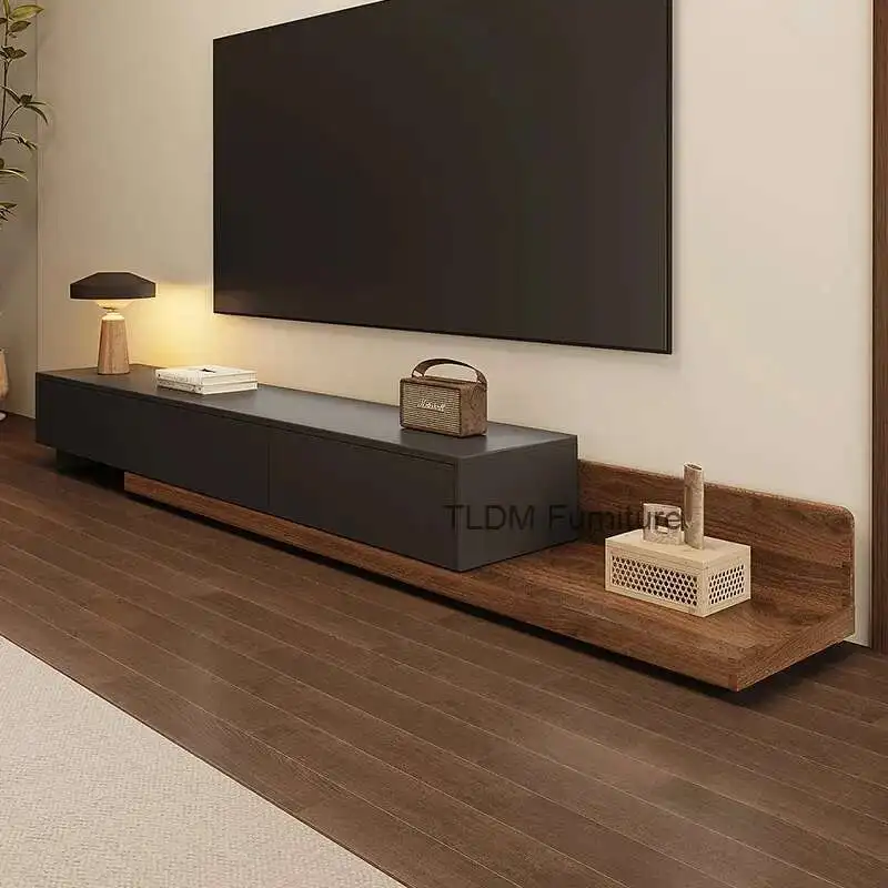 

Solid Wood Simple TV Stands Vintage Storage Floor Bedroom TV Stands Living Room White Vitrine Salon Meuble Living Room Furniture