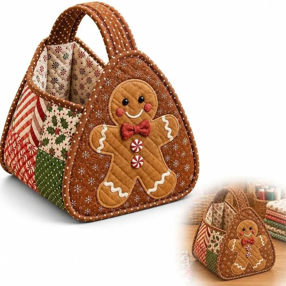Christmas Quilted Basket Kit 5