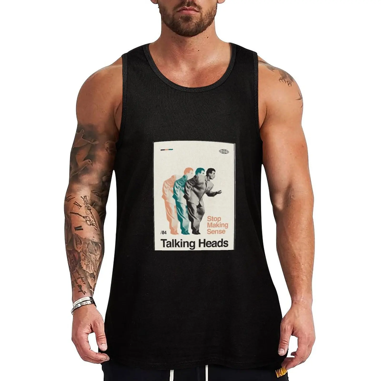

Talking Heads - Stop Making Sense T-Shirt Tank Top Muscle Fitness Tank Top Sleeveless Athletic Workout