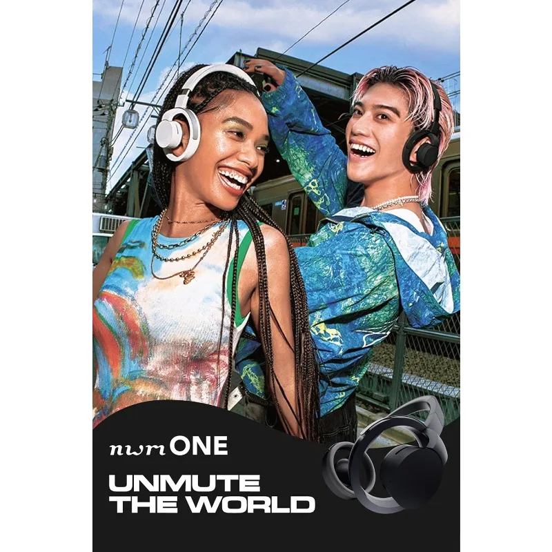 ONE Wireless Open-Ear Headphones | Prevents Sound Leakage with PSZ Technology (Bone Conduction Alternative) | Bluetooth 5.3