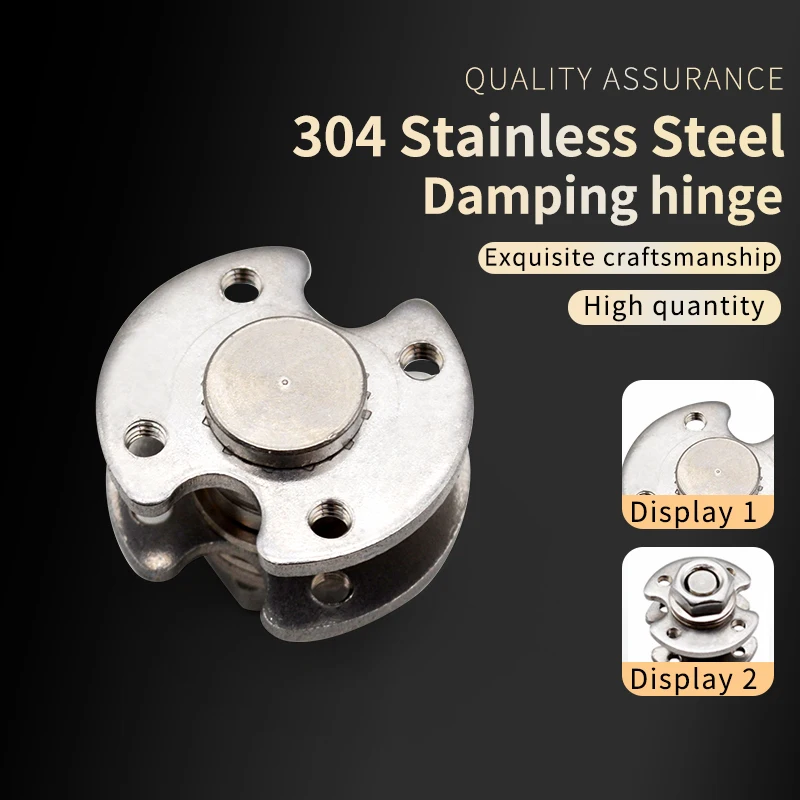 Damping Hinge 304 Stainless Steel Arbitrarily Stop Resistance Round Shaft 360 Degree For Cameras Hinge