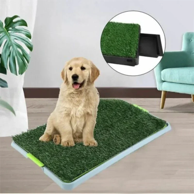 Portable Dog Puppy Potty Pad Dog Training Toilet Potty Pet Puppy Toilet  Easy To Clean Pet Product Indoor 68x42cm