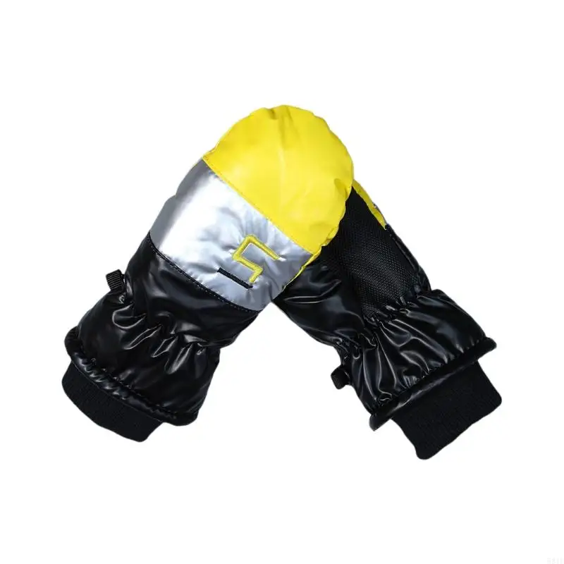 581F Children's Bag Finger Sports Ski Gloves Perfect in Digging Sledding Snow Games Outdoor Sports Skin Friendly Light