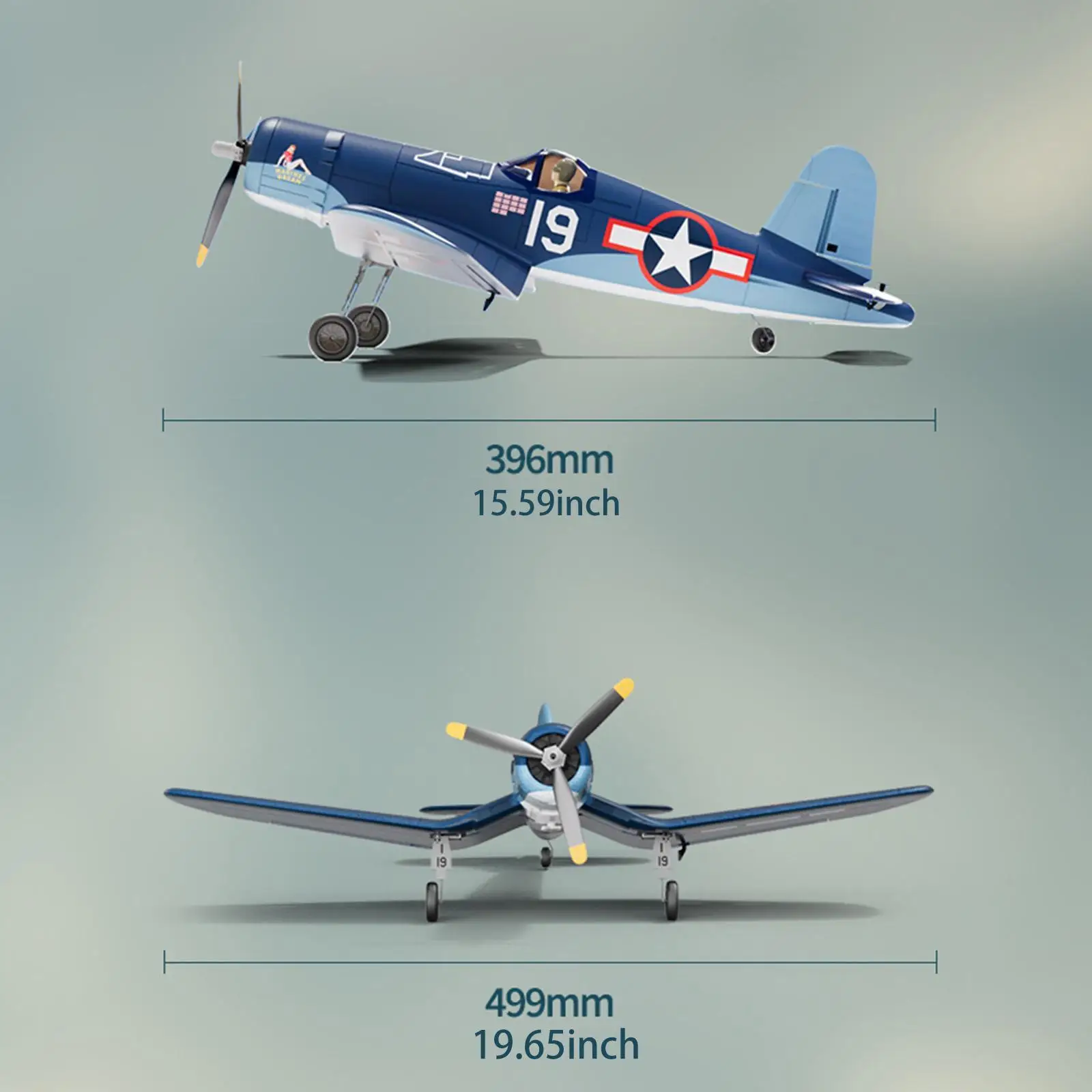 Avion RC 500mm, envergure fixe avec moteur sans balais, contrôle facile, jouet de jeu en plein air, modèle de chasse pour enfants et adultes, cadeau d'anniversaire