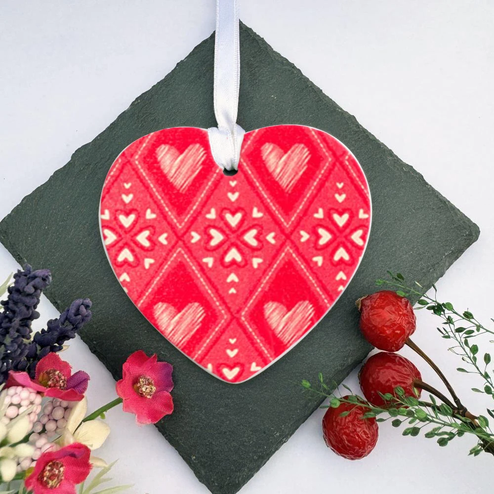 

Valentines Heart Decorations Ornament Valentine's Day Party Ceramics Photography Accessories Embellishments for Wedding Party