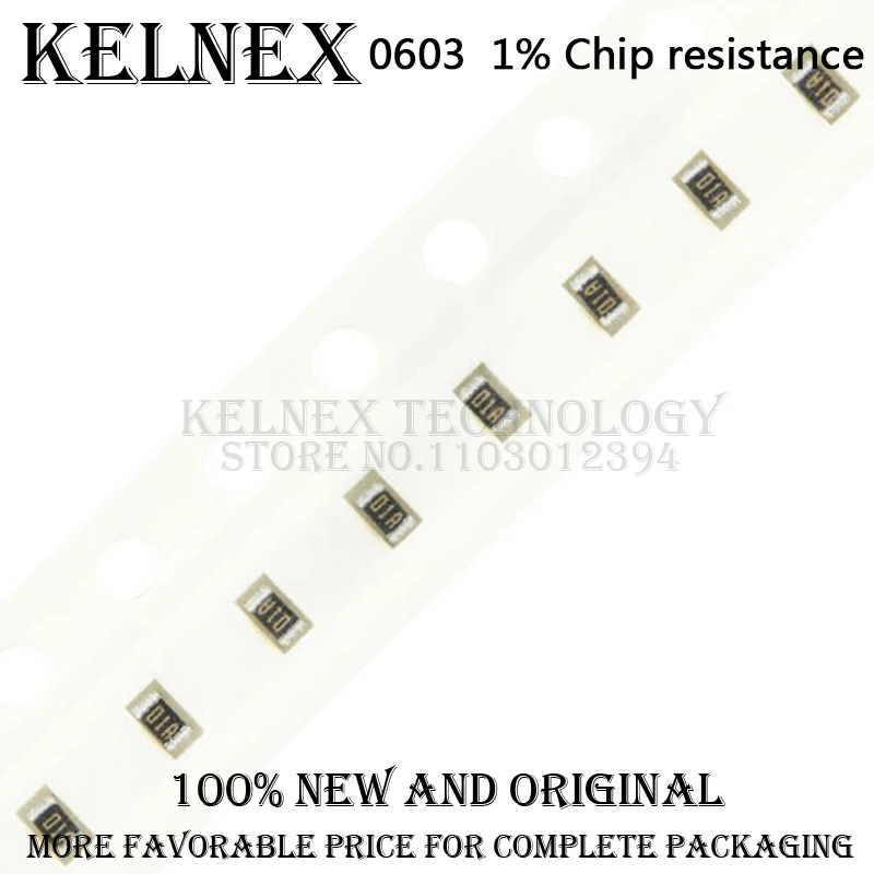 100pcs 1% 0603 SMD resistor 0R ~ 10M 1/10W 0.1 0.22 10 100 150 220 330 ohm 1K 2.2K 10K 100K 0.1R 1R 10R 100R 150R 220R 330R 1M