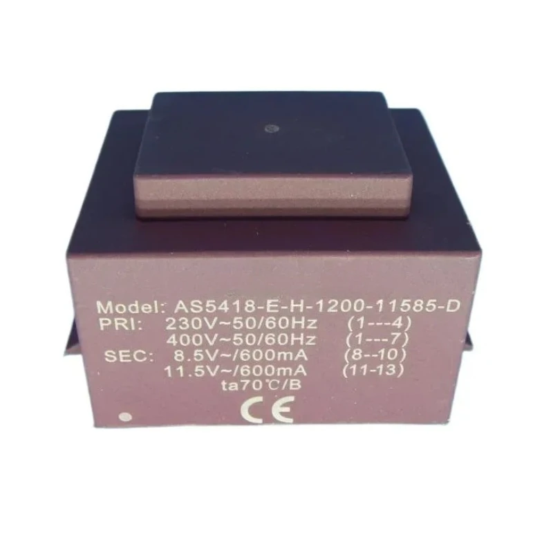 New Original Transformer AS5418 12VA Input 0-230V-400V Output 8.5V 11.5V Replaces B1406090 B 1406090