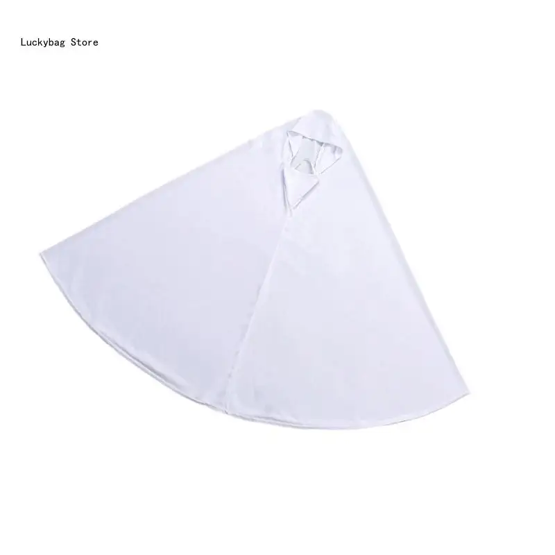 

Multipurpose White Hijab for Women Muslims Turban Long Head Scarf for Prayers