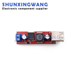 Dual USB Output 9V 12V 24V 36V Car Charger Switch LM2596S 5V DC-DC Power Supply Module 3A Buck Regulator