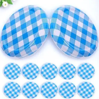 

50Pcs Tinplate Lid Glass Jar Covers Airtight Sealing for Jams Fruits Vegetables Reusable Leakproof Lids Jam Jar Lids