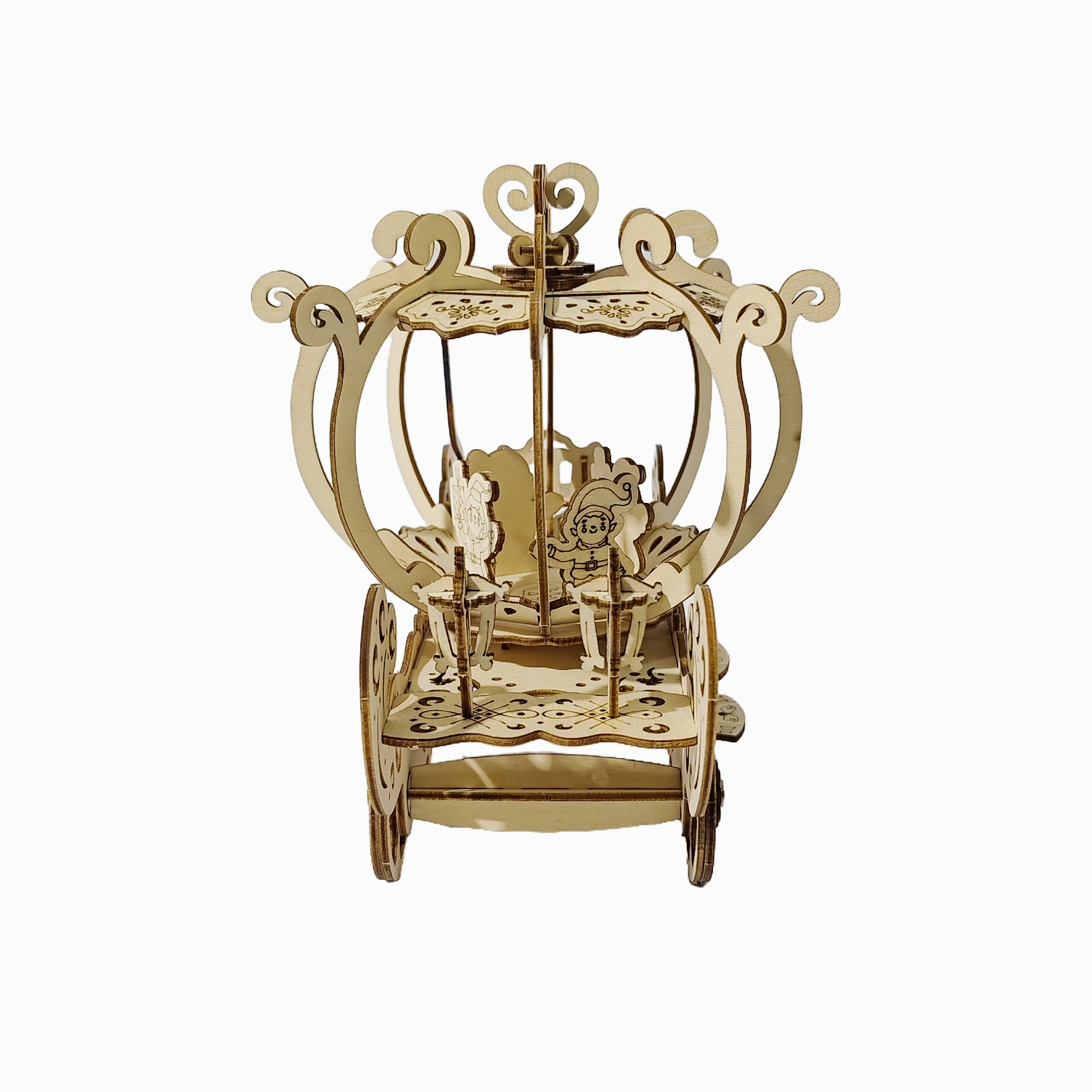 DIY 나무 호박차 퍼즐 조립 완벽한 할로윈, 새해, 생일 선물