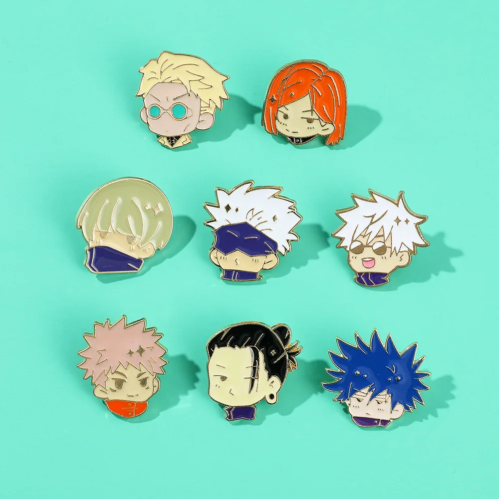 Anti-pozlama broş sevimli karikatür hatıra Metal rozeti takı toptan giyim sırt çantası aksesuarları için broşlar kap Pin