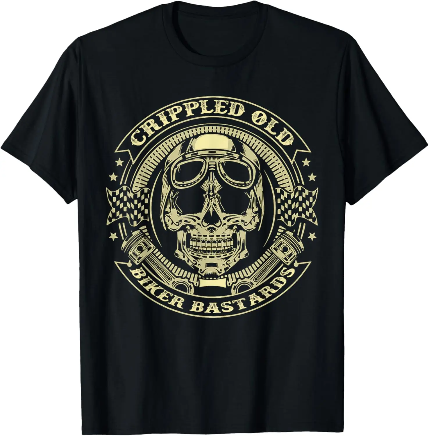Crippled Old Biker Bastards T-Shirts T-Shirt